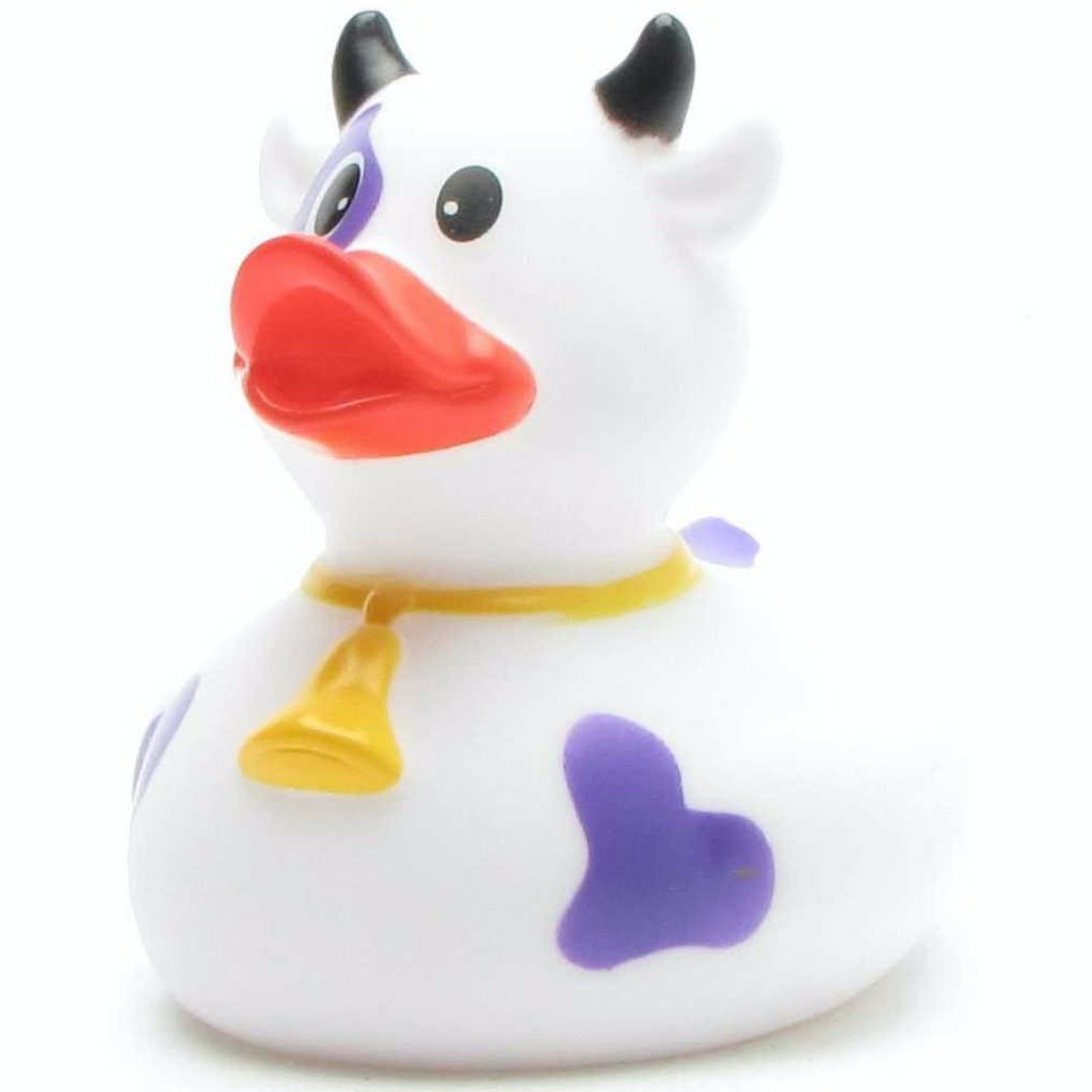 Rubber duck purple cow rubber duck