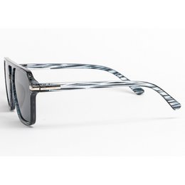 Grey Transparent Square Sunglasses with Dark Lenses – UV400 | Modern Unisex Eyewear