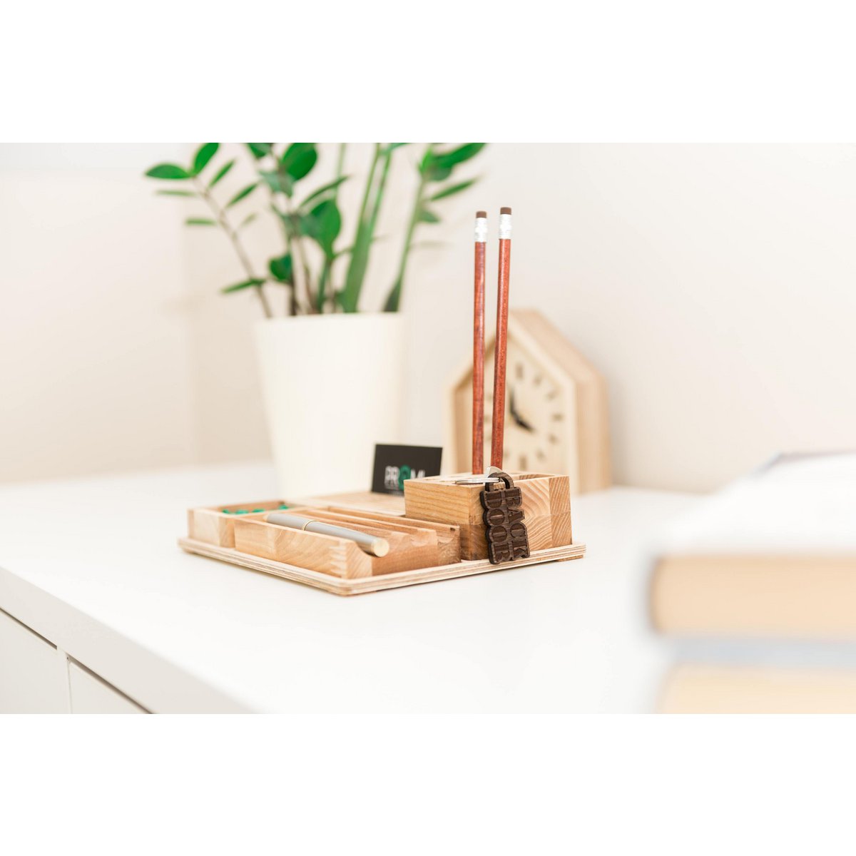 Houten bureau-organizer, Bureau-organizer