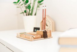 Houten bureau-organizer, Bureau-organizer