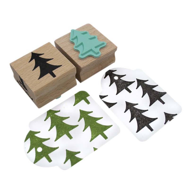 Christmas tree stamp