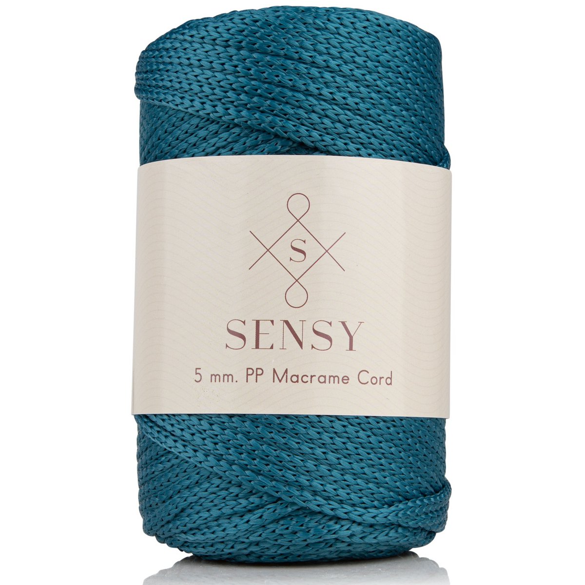 Cordoncino macramè Sensy Premium da 5 mm - 104 iarde, 100% poliestere