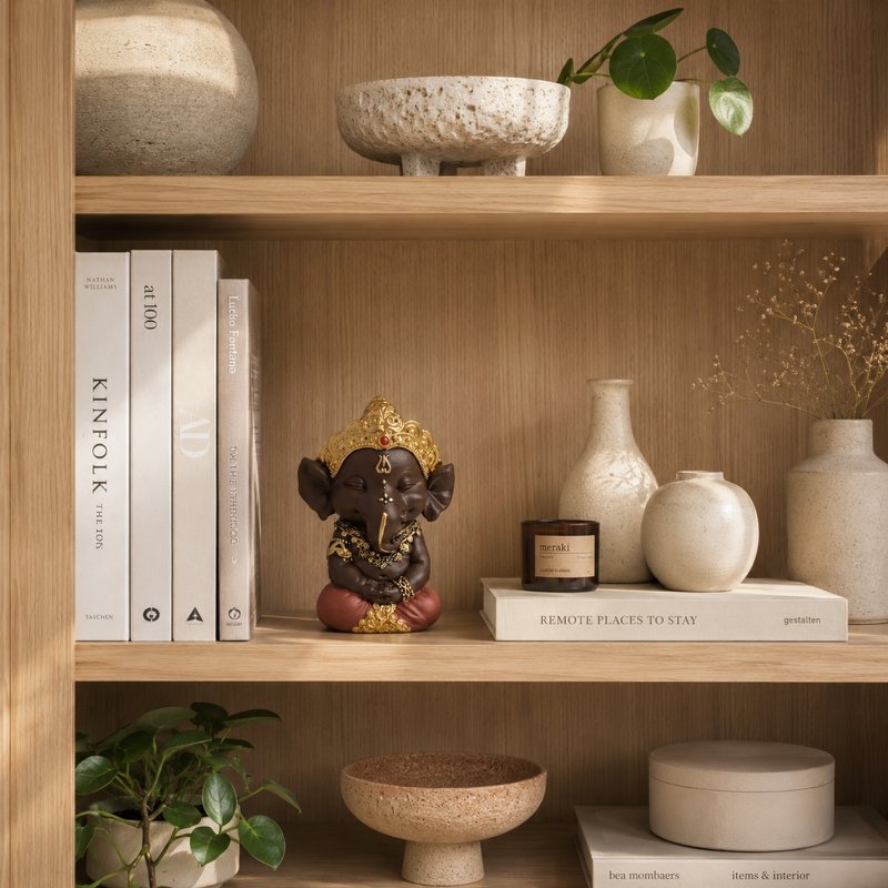 Statuette Ganesh 2 - Lucky charm - Zen and Feng Shui decoration - To create a relaxing and spiritual atmosphere - Gift idea