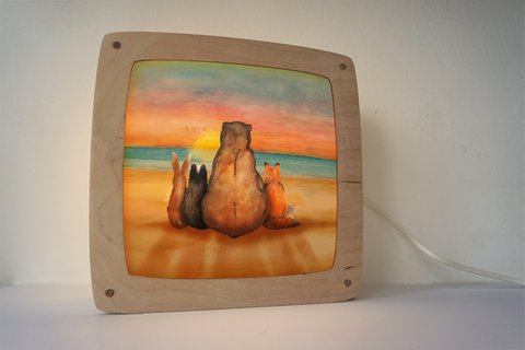 Picture watching sunset