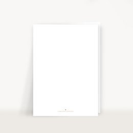Folding card for the wedding "just married" romantic flower (PU = 10 pieces)