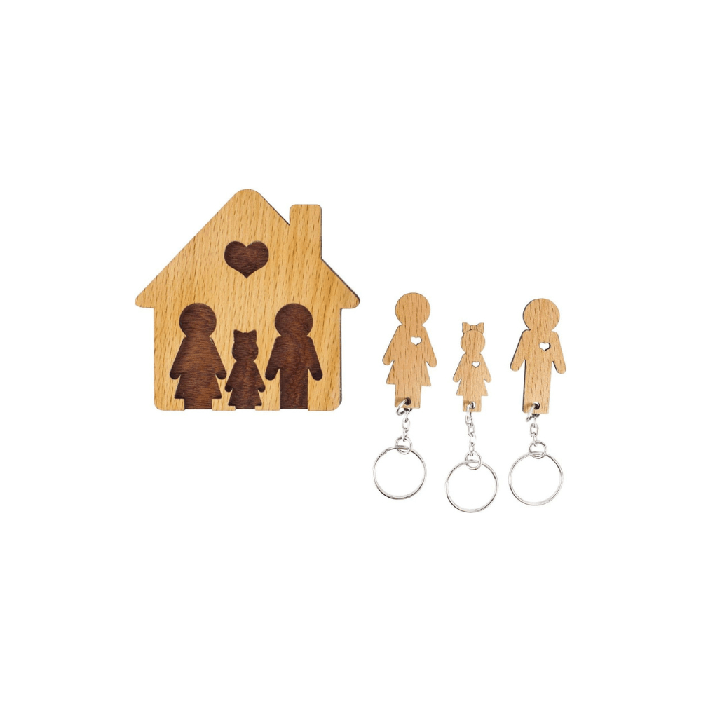 Familia de llaveros y llaveros