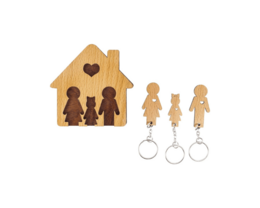 Famiglia di portachiavi e portachiavi