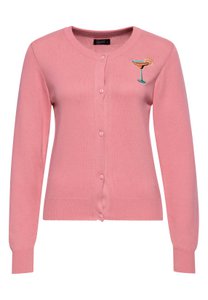 Strickjacke 'Citrus Cocktail' in Rosa
