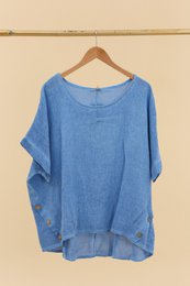 Blusa in lino RIF. 4649