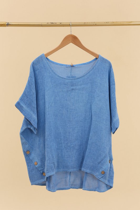 Blusa in lino RIF. 4649