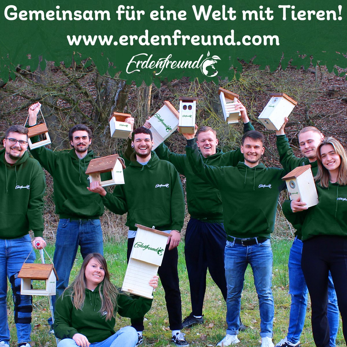 ERDENFREUND® hedgehog house with rat flap