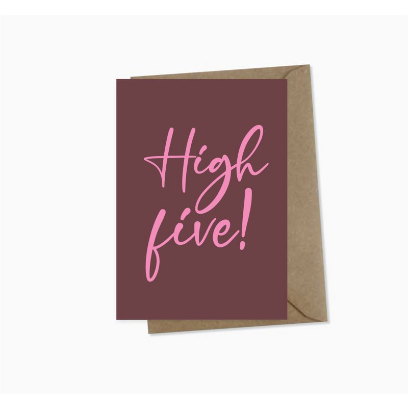 A6 Ansichtkaart || High Five