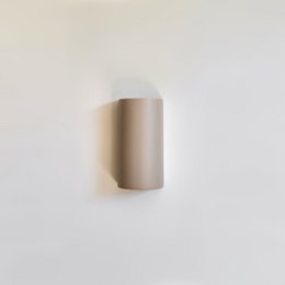Keramikwandlampe - mattes Taupe