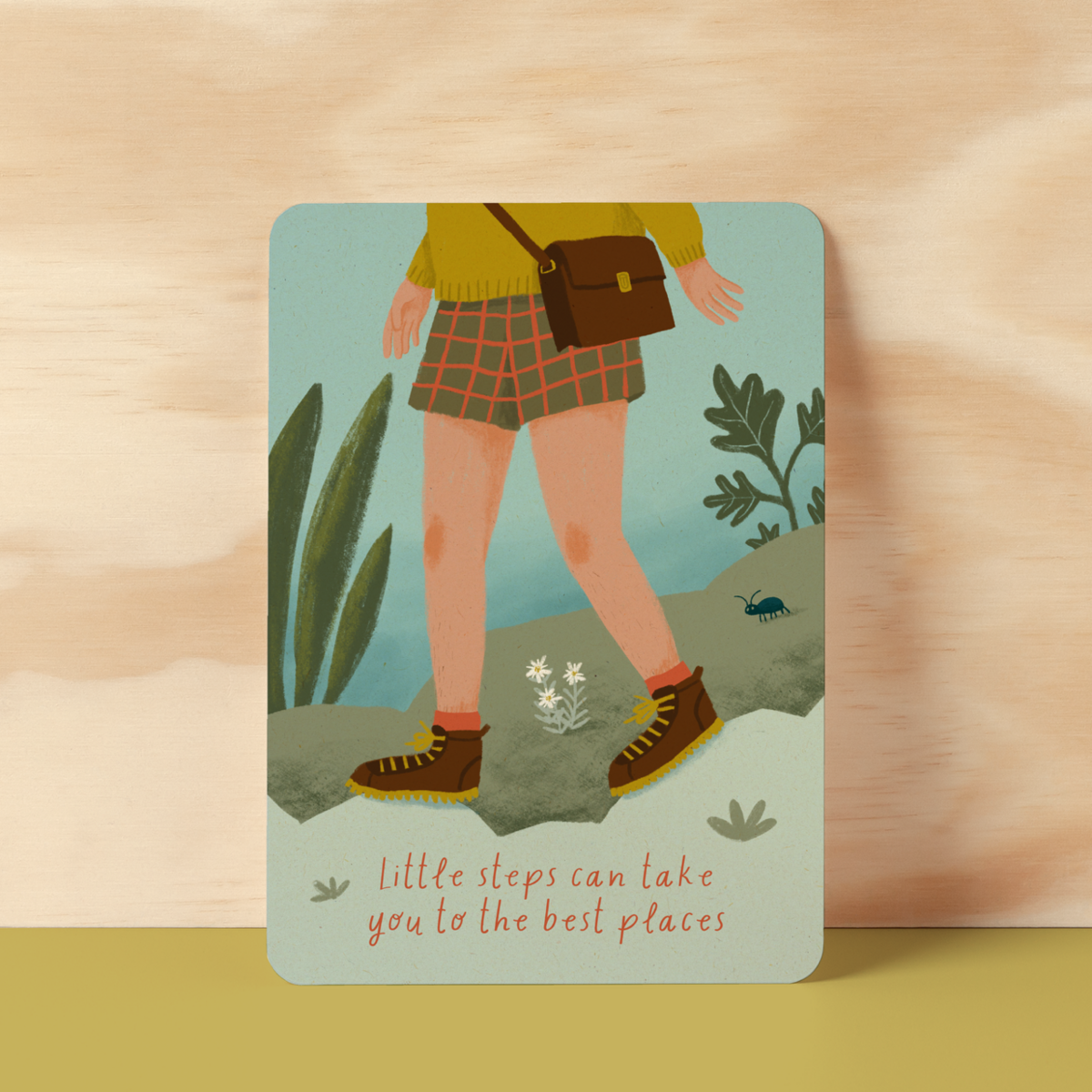 Postcard |  Little steps