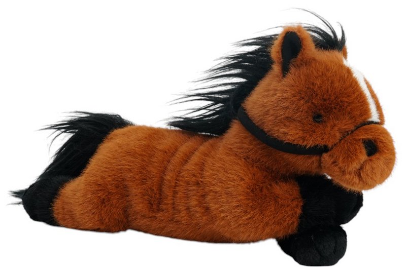 Peluche One Love - Caballo Carly Blanco y Negro