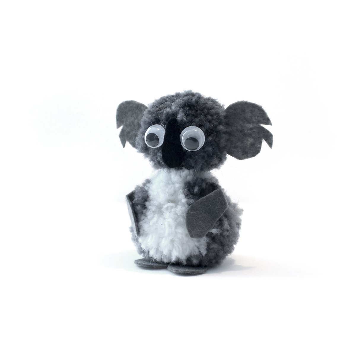 DIY POMPON SÆT - KOALA
