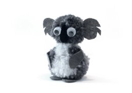 DIY POMPON SÆT - KOALA