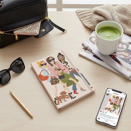 Chic piger notebook journal
