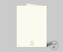 Easter Card | Happy Easter Folded Card | Easter bunny and mobile