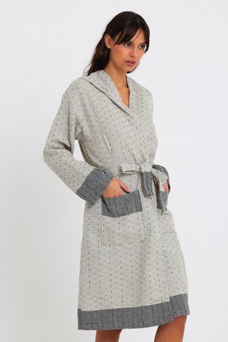 Tuval Bathrobe - Black