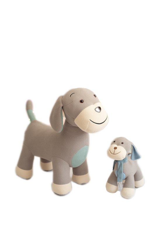 Packung mit Cocker Spaniels aus 100 % grauer Baumwolle