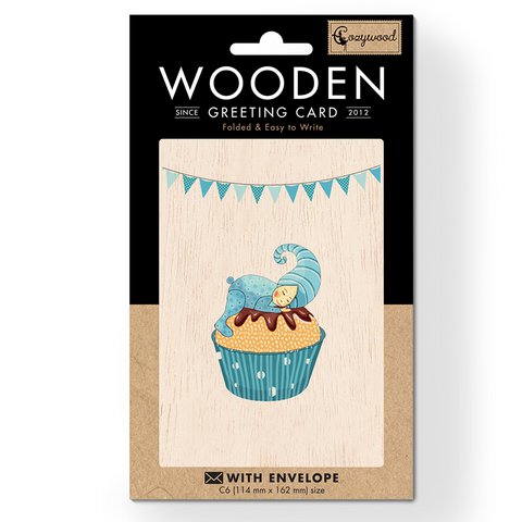 Blauwe Cupcake
