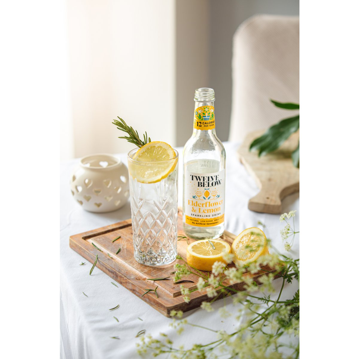 Vlierbloesem & Citroen Mousserende Drank