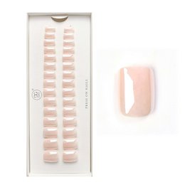 Gelzz Soft Gel Press On corto blush cromato (S22)