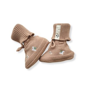 Booties - Althea - Blume auf Nackt