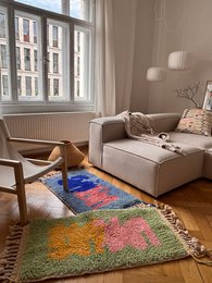 Berber carpet - Bariq - 0.60 x 1.10m