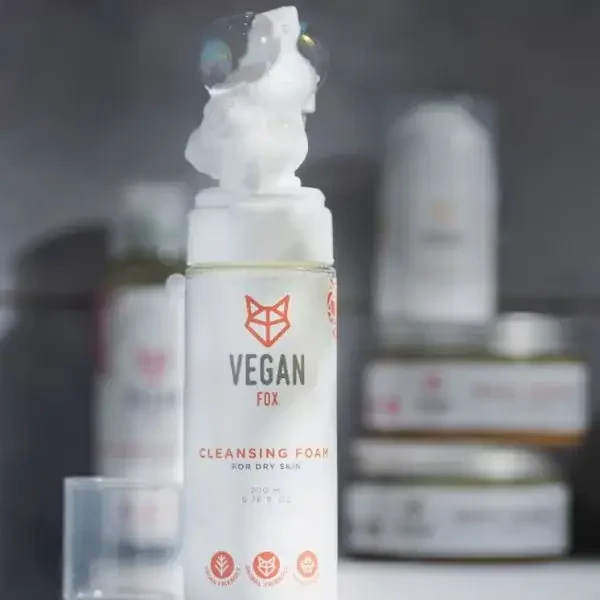 Espuma limpiadora para pieles secas