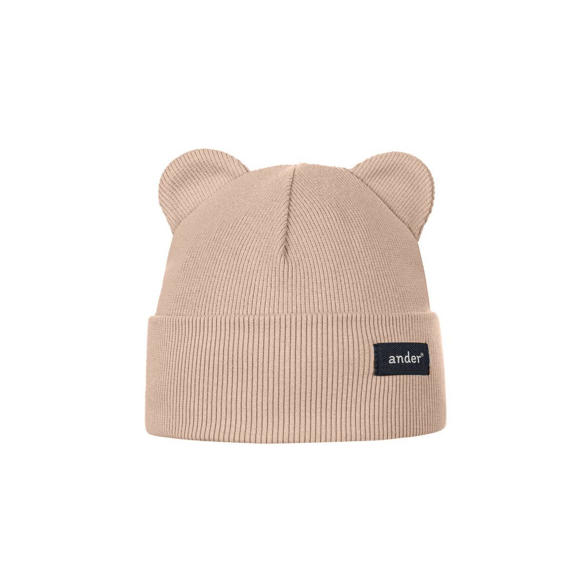 NOAH DARK BEIGE Kindermütze