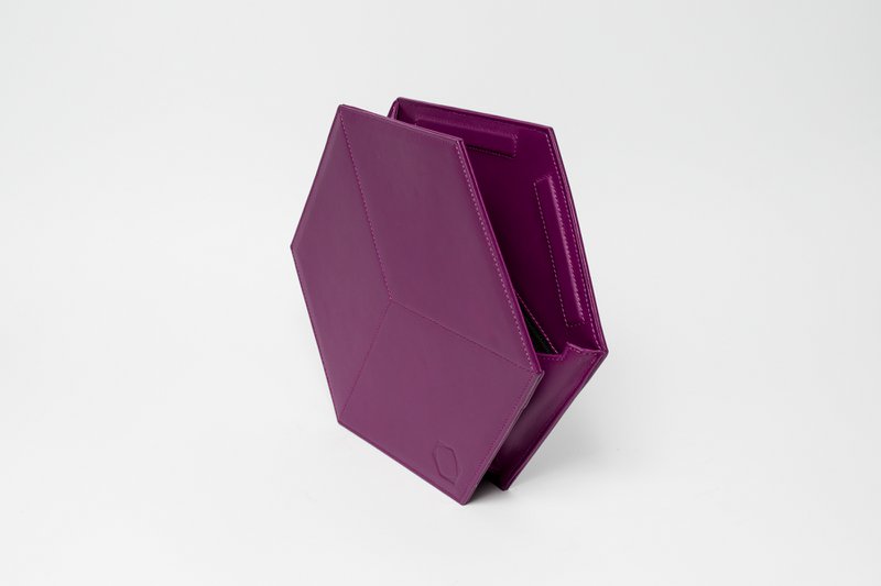 Hexacubo Plano Púrpura