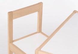 Kinderen tafel en stoel set "olaf", 3 delen