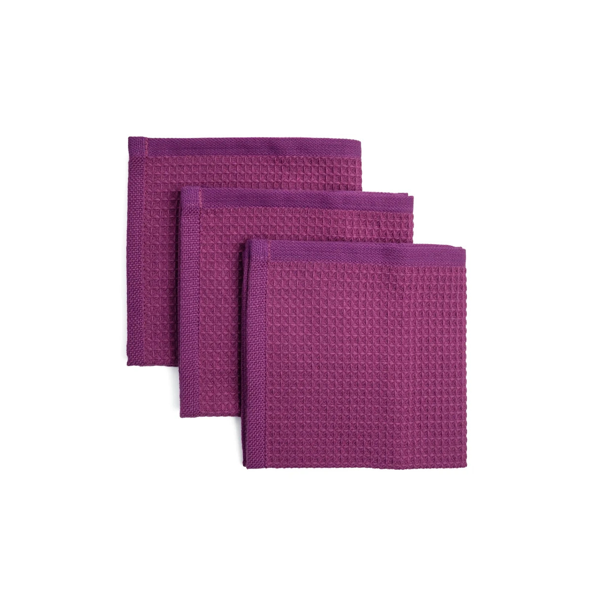 Juego de paños de cocina Vivid Purple - Juego de 3