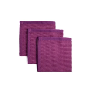 Vaatdoeken Set Vivid Purple - Set van 3