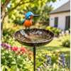 METAL BABY KINGFISHER BOWL ON STICK