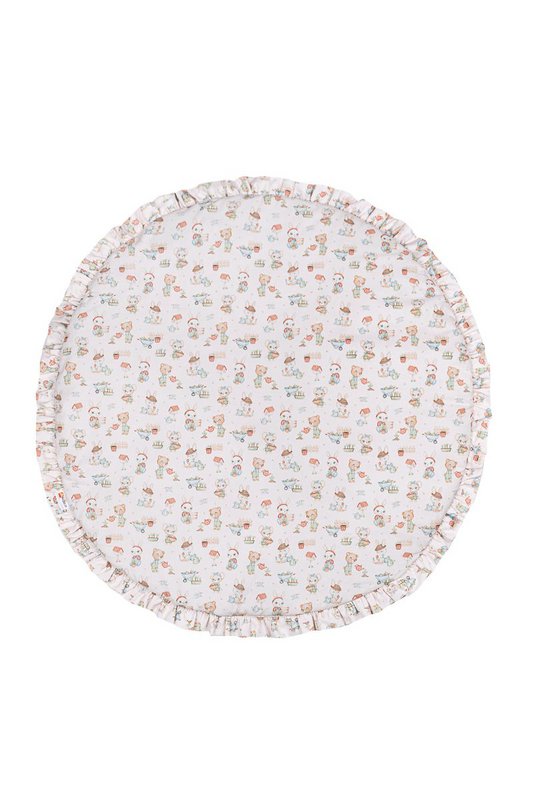 Tapis bébé HARPER SAGE, 100% coton