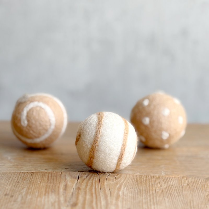 Cattoy ball creme SET 3