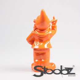 Stoobz Design Kabouter F*ck You Arancione | 16x12x32cm