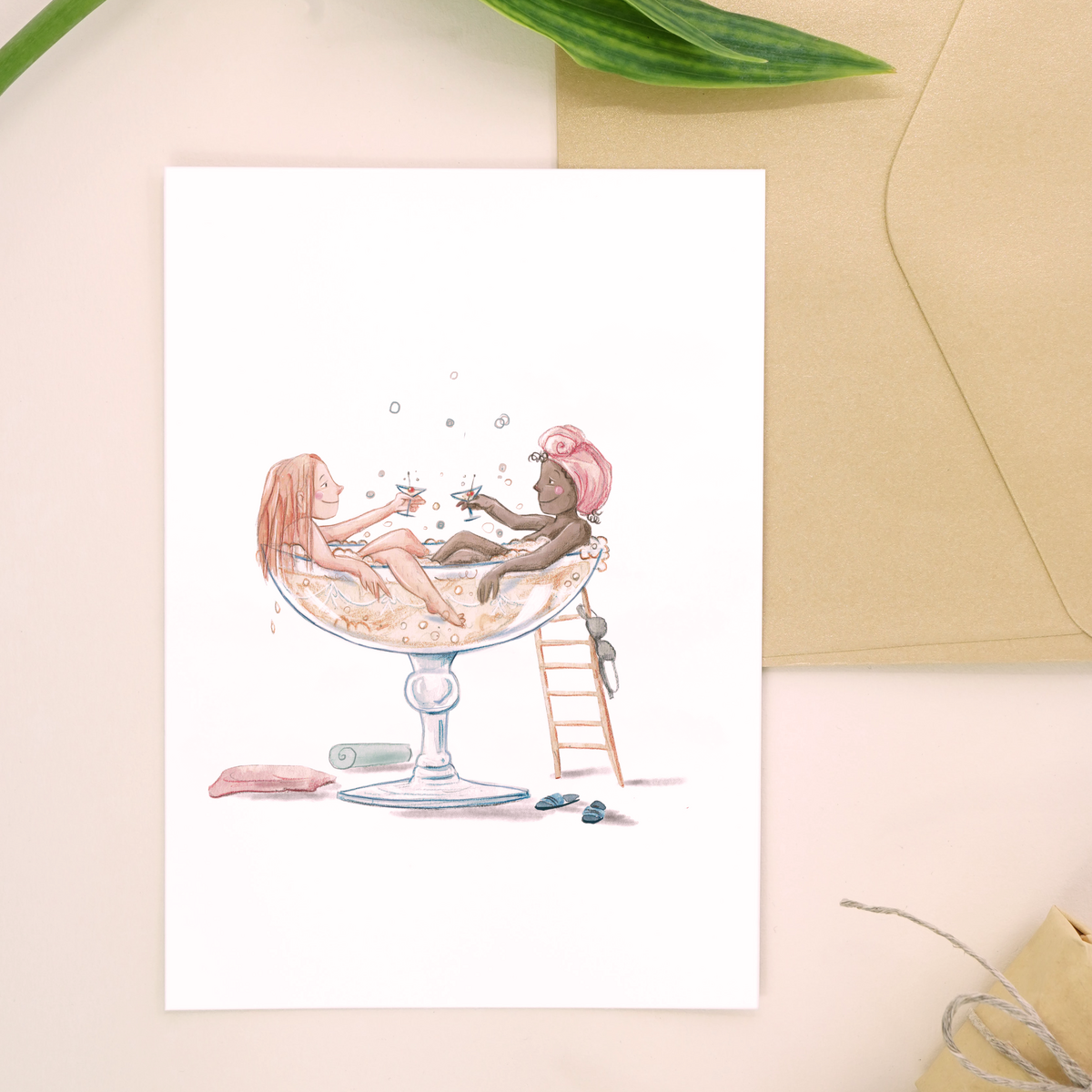Postcard Bubbles