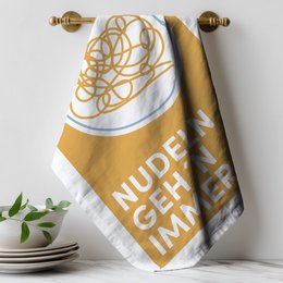 Geschirrtuch Bio Baumwolle - Nudeln - Nr. 5