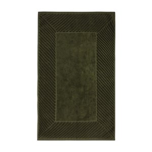 Badematte 50 x 80 cm, 1200 g/m², Velours, Olivgrün