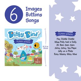 Ditty Bird Baby Sound Book: Chansons drôles