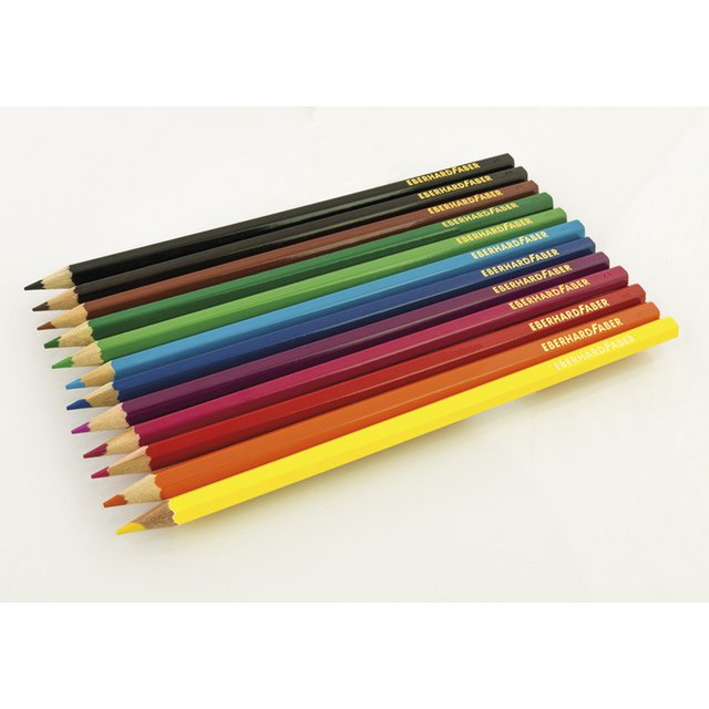 Colored pencil EFA 17.5cm cardboard case of 12 pcs. ass.kl wood-free