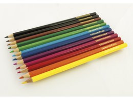 Colored pencil EFA 17.5cm cardboard case of 12 pcs. ass.kl wood-free