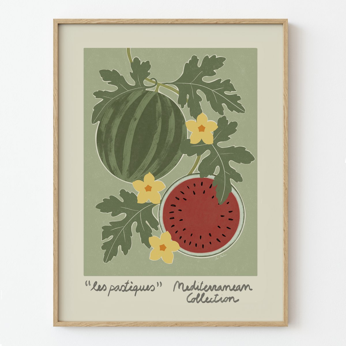 Mediterrane collectie – watermeloenen Art Print