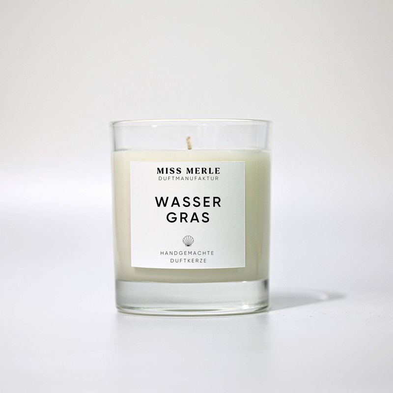 Fragrance candle water grass - ginger & lemon grass