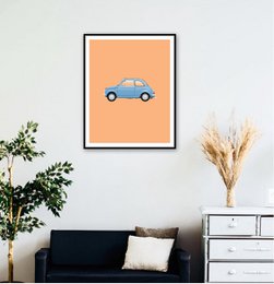 Fiat 500 Poster