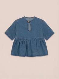 Denim top met sterrenverlichting